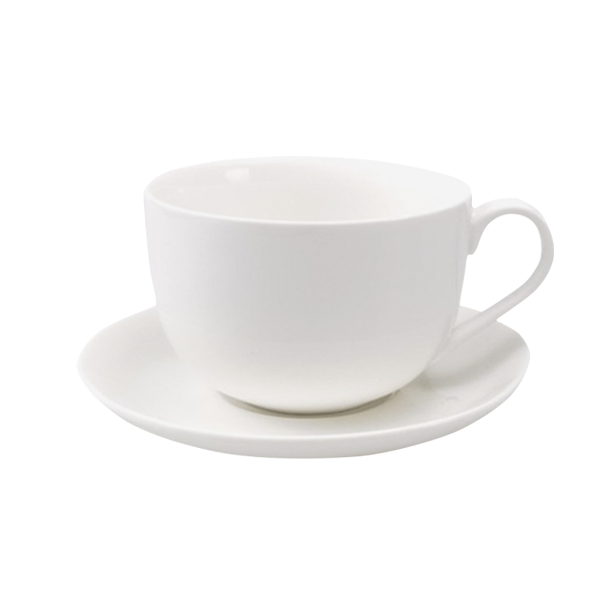 Ceramic Cup with Saucer (80ml)